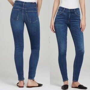 Citizens of Humanity COH Rocket High Rise Skinny Jeans 24 Cotton Stretch TAOS